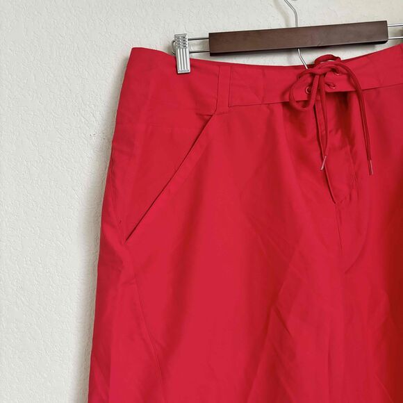 Under Armour Heatgear Mens Red Drawstring Logo Boardshorts Size 38 Summer Casual - Picture 2 of 10